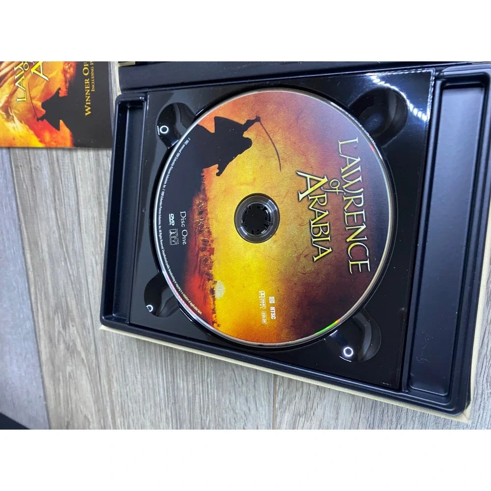 Lawrence‎ of Arabia DVD 2-Disc Collector Edition Linen Case Peter O'Toole 1962